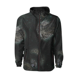 Puddle of Love Glowing All Over Print Quilted Windbreaker for Men (Model H35)
