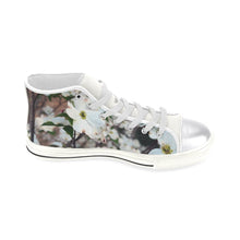 Load image into Gallery viewer, Arkansas Dogwood Flower Women&#39;s Classic High Top Canvas Shoes (Model 017)