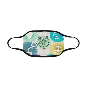Dante's Inferno Negative Mouth Mask in One Piece (2 Filters Included) (Model M02)