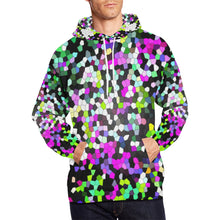 Load image into Gallery viewer, Holiday Paisley Purple Mosaic All Over Print Hoodie for Men/Large Size (USA Size) (Model H13)