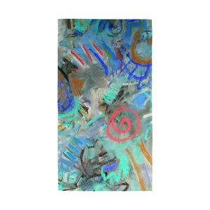 Graffiti Abstract Aqua Multifunctional Headwear