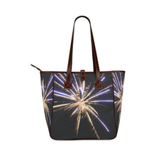 Load image into Gallery viewer, Fireworks Star Yellow Classic Tote Bag (Model 1644)