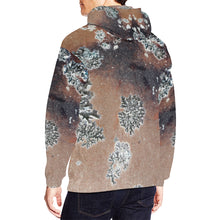 Load image into Gallery viewer, Patches of Moss Peach All Over Print Hoodie for Men/Large Size (USA Size) (Model H13)