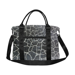 Crackle Negative Large Capacity Duffle Bag (Model 1715)