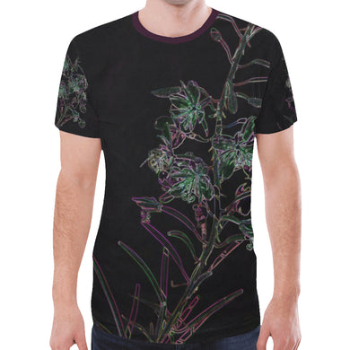 Fireweed Flower Glowing New All Over Print T-shirt for Men (Model T45)