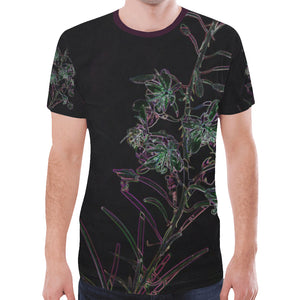 Fireweed Flower Glowing New All Over Print T-shirt for Men (Model T45)