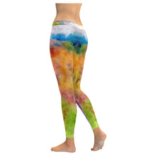 Load image into Gallery viewer, Splash of Color Low Rise Leggings (Invisible Stitch) (Model L05)