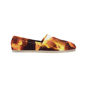 Sea of Flames Unisex Classic Canvas Slip-On (Model 1206)