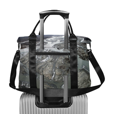 Aerial Rivers Large Capacity Duffle Bag (Model 1715)