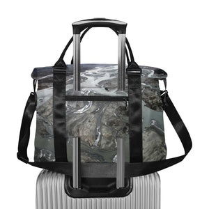 Aerial Rivers Large Capacity Duffle Bag (Model 1715)