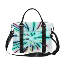 Load image into Gallery viewer, Fireworks Burst Negative Large Capacity Duffle Bag (Model 1715)