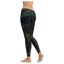 Load image into Gallery viewer, Sea of Flames Glowing Low Rise Leggings (Invisible Stitch) (Model L05)