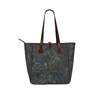 Graffiti Abstract Glowing Classic Tote Bag (Model 1644)