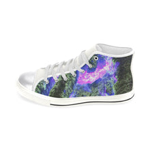 Load image into Gallery viewer, Sea of Flames Purple Women&#39;s Classic High Top Canvas Shoes (Model 017)
