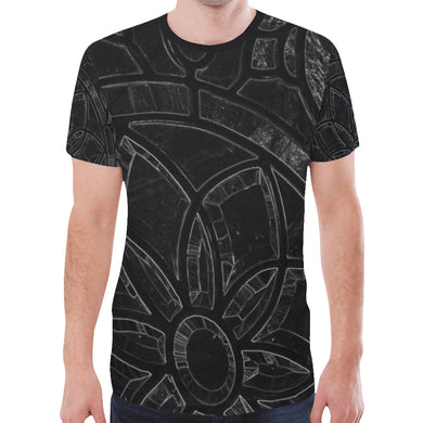 Stained Glass Glowing New All Over Print T-shirt for Men (Model T45)