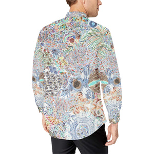 Paisley Matters Negative Men's All Over Print Casual Dress Shirt (Model T61)