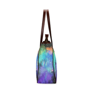Splash of Color Negative Mosaic Classic Tote Bag (Model 1644)
