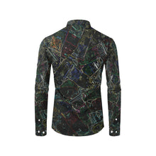 Load image into Gallery viewer, Oil Paints Glowing Men&#39;s All Over Print Casual Dress Shirt (Model T61)