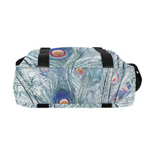 Load image into Gallery viewer, Peacock Feathers Reverse Large Capacity Duffle Bag (Model 1715)