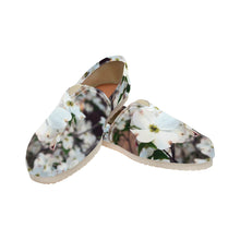 Load image into Gallery viewer, Arkansas Dogwood Flower Unisex Classic Canvas Slip-On (Model 1206)