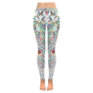 I Spy Paisley Reverse Low Rise Leggings (Invisible Stitch) (Model L05)