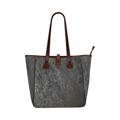 Marbled Abstract Glowing Classic Tote Bag (Model 1644)