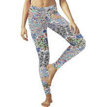 Load image into Gallery viewer, Fun and Fancy Paisley Reverse Low Rise Leggings (Invisible Stitch) (Model L05)