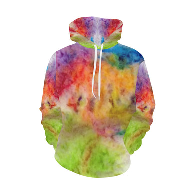 Splash of Color All Over Print Hoodie (for Women)