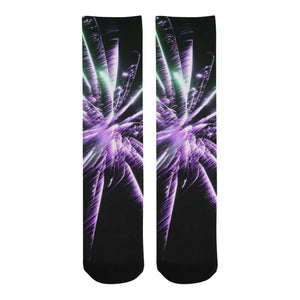 Fireworks Star Purple Trouser Socks (For Men)