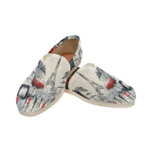 Load image into Gallery viewer, Paris Eiffel Tower Unisex Classic Canvas Slip-On (Model 1206)