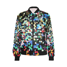 Load image into Gallery viewer, Holiday Paisley Mosaic All Over Print Bomber Jacket for Women (Model H36)