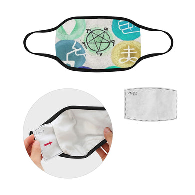 Dante's Inferno Negative Mouth Mask in One Piece (2 Filters Included) (Model M02)