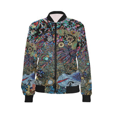 Load image into Gallery viewer, Perfectly Paisley All Over Print Bomber Jacket for Women (Model H36)