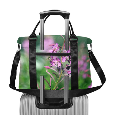 Fireweed Flower Large Capacity Duffle Bag (Model 1715)