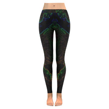 Load image into Gallery viewer, Sea of Flames Glowing Low Rise Leggings (Invisible Stitch) (Model L05)