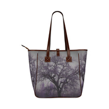 Load image into Gallery viewer, Spooky Tree Purple Classic Tote Bag (Model 1644)
