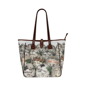 Painted Skulls Classic Tote Bag (Model 1644)