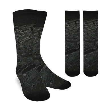 Aerial Flowing Glowing Trouser Socks (For Men)