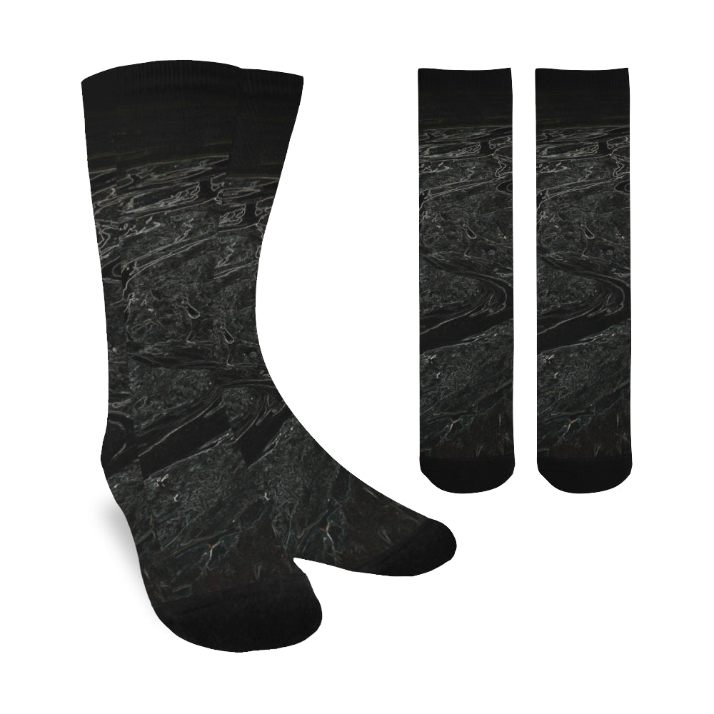 Aerial Flowing Glowing Trouser Socks (For Men)