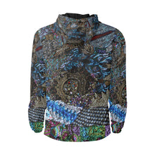 Load image into Gallery viewer, Cresent Paisley All Over Print Quilted Windbreaker for Men (Model H35)
