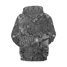 Load image into Gallery viewer, Paisley Matters Black and White All Over Print Hoodie for Men/Large Size (USA Size) (Model H13)