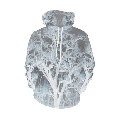 Spooky Tree Negative All Over Print Hoodie for Women (USA Size) (Model H13)