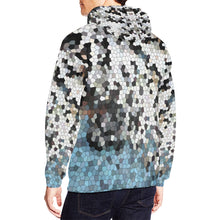Load image into Gallery viewer, Moss Mosaic All Over Print Hoodie for Men/Large Size (USA Size) (Model H13)
