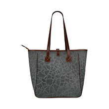 Load image into Gallery viewer, Crackle Black Classic Tote Bag (Model 1644)