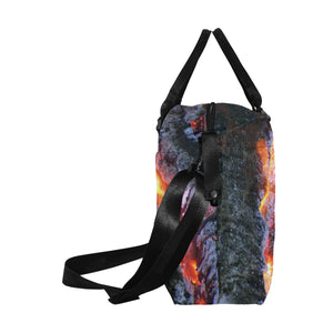 Molten Flames Large Capacity Duffle Bag (Model 1715)
