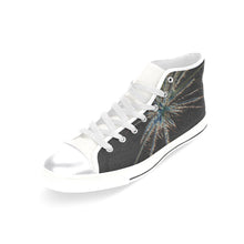 Load image into Gallery viewer, Fireworks Star Glowing Women&#39;s Classic High Top Canvas Shoes (Model 017)