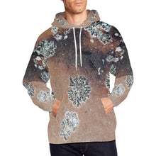 Load image into Gallery viewer, Patches of Moss Peach All Over Print Hoodie for Men/Large Size (USA Size) (Model H13)