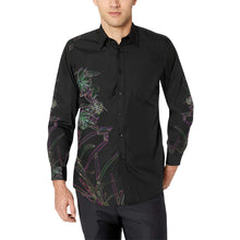 Load image into Gallery viewer, Fireweed Flower Glowing Men&#39;s All Over Print Casual Dress Shirt (Model T61)