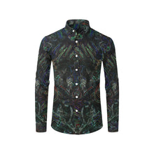 Load image into Gallery viewer, Graffiti Abstract Glowing Men&#39;s All Over Print Casual Dress Shirt (Model T61)