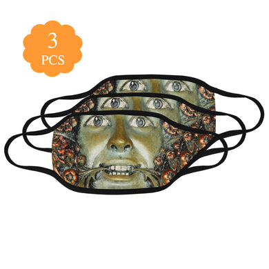 Botanical Statue Mouth Mask (Pack of 3)